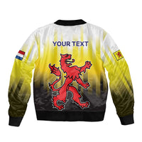 Netherlands Provincie Zuid-Holland Personalized Bomber Jacket Flag Style