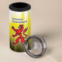 Netherlands Provincie Zuid-Holland Personalized 4 in 1 Can Cooler Tumbler Flag Style