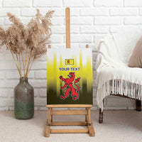 Netherlands Provincie Zuid-Holland Personalized Canvas Wall Art Flag Style