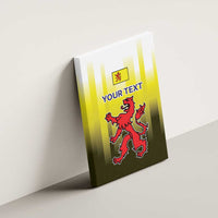 Netherlands Provincie Zuid-Holland Personalized Canvas Wall Art Flag Style