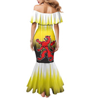 Netherlands Provincie Zuid-Holland Personalized Family Matching Mermaid Dress and Hawaiian Shirt Flag Style