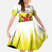 Netherlands Provincie Zuid-Holland Personalized Family Matching Puletasi and Hawaiian Shirt Flag Style