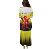 Netherlands Provincie Zuid-Holland Personalized Puletasi Flag Style