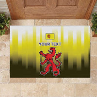 Netherlands Provincie Zuid-Holland Personalized Rubber Doormat Flag Style