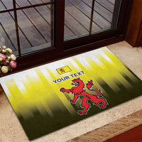 Netherlands Provincie Zuid-Holland Personalized Rubber Doormat Flag Style