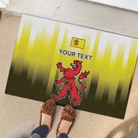 Netherlands Provincie Zuid-Holland Personalized Rubber Doormat Flag Style