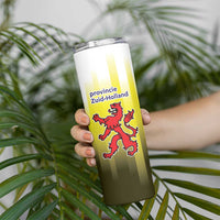 Netherlands Provincie Zuid-Holland Personalized Skinny Tumbler Flag Style