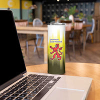 Netherlands Provincie Zuid-Holland Personalized Skinny Tumbler Flag Style