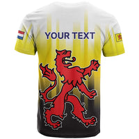 Netherlands Provincie Zuid-Holland Personalized T Shirt Flag Style