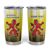 Netherlands Provincie Zuid-Holland Personalized Tumbler Cup Flag Style