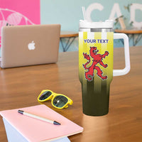 Netherlands Provincie Zuid-Holland Personalized Tumbler With Handle Flag Style