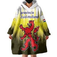 Netherlands Provincie Zuid-Holland Personalized Wearable Blanket Hoodie Flag Style