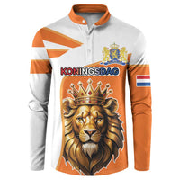 Netherlands Koningsdag Button Sweatshirt Happy King's Day