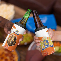 Netherlands Koningsdag 4 in 1 Can Cooler Tumbler Happy King's Day