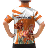 Netherlands Koningsdag Family Matching Mermaid Dress and Hawaiian Shirt Happy King's Day