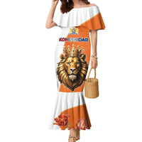 Netherlands Koningsdag Family Matching Mermaid Dress and Hawaiian Shirt Happy King's Day