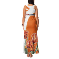 Netherlands Koningsdag Family Matching Tank Maxi Dress and Hawaiian Shirt Happy King's Day