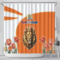 Netherlands Koningsdag Shower Curtain Happy King's Day