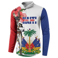 Haitian Revolution 1791-1804 Button Sweatshirt Lage d Lendependans