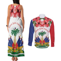 Haitian Revolution 1791-1804 Couples Matching Tank Maxi Dress and Long Sleeve Button Shirt Lage d Lendependans