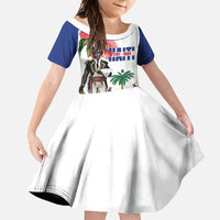 Haitian Revolution 1791-1804 Family Matching Off Shoulder Maxi Dress and Hawaiian Shirt Lage d Lendependans