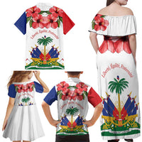 Haitian Revolution 1791-1804 Family Matching Off Shoulder Maxi Dress and Hawaiian Shirt Lage d Lendependans