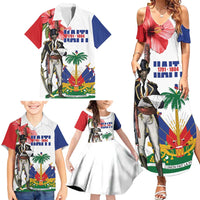 Haitian Revolution 1791-1804 Family Matching Summer Maxi Dress and Hawaiian Shirt Lage d Lendependans