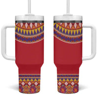 Greenland National Costumes Tumbler With Handle Inuit Kalaallisuut style