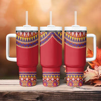 Greenland National Costumes Tumbler With Handle Inuit Kalaallisuut style