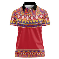 Greenland National Costumes Women Polo Shirt Inuit Kalaallisuut style