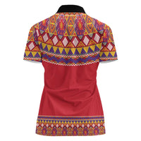 Greenland National Costumes Women Polo Shirt Inuit Kalaallisuut style