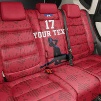Custom Haiti Football Back Car Seat Cover Come on Les Grenadiers Red Style