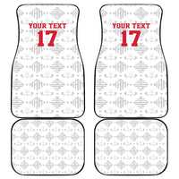 Custom Haiti Football Car Mats Come on Les Grenadiers White Style