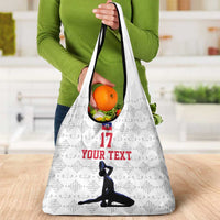 Custom Haiti Football Grocery Bag Come on Les Grenadiers White Style