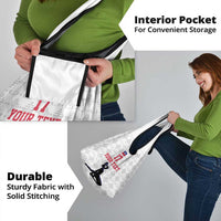 Custom Haiti Football Grocery Bag Come on Les Grenadiers White Style
