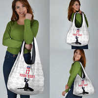 Custom Haiti Football Grocery Bag Come on Les Grenadiers White Style