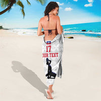 Custom Haiti Football Sarong Come on Les Grenadiers White Style
