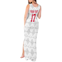 Custom Haiti Football Tank Maxi Dress Come on Les Grenadiers White Style