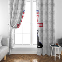 Custom Haiti Football Window Curtain Come on Les Grenadiers White Style