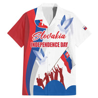 Slovakia Independence Day Family Matching Mermaid Dress and Hawaiian Shirt 17th July 1992