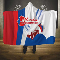 Slovakia Independence Day Hooded Blanket 17th July 1992