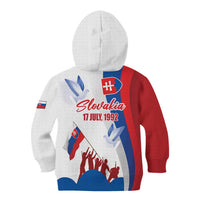 Slovakia Independence Day Kid Hoodie 17th July 1992