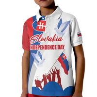 Slovakia Independence Day Kid Polo Shirt 17th July 1992