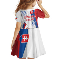 Slovakia Independence Day Kid Short Sleeve Dress 17th July 1992