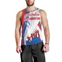 Slovakia Independence Day Men Tank Top 17th July 1992