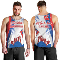 Slovakia Independence Day Men Tank Top 17th July 1992