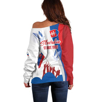 Slovakia Independence Day Off Shoulder Sweater 17th July 1992