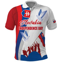 Slovakia Independence Day Polo Shirt 17th July 1992