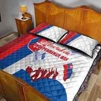 Slovakia Independence Day Quilt Bed Set 17th July 1992
