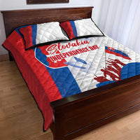 Slovakia Independence Day Quilt Bed Set 17th July 1992